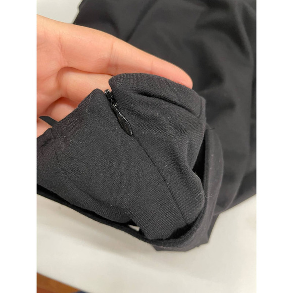 Moschino Cheap and Chic Black Pleated Straight Skirt Knee Length Size 40 / US 6 - Picture 3 of 7